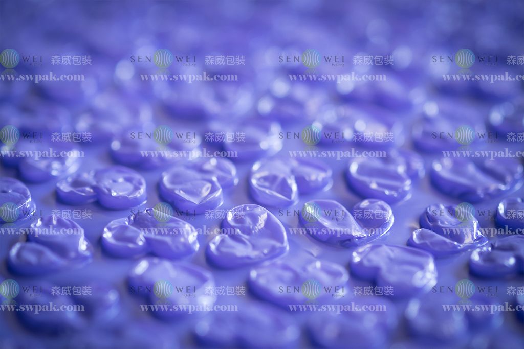 愛心 心型 特殊 氣泡布 氣泡紙 氣泡 緩衝材 紫