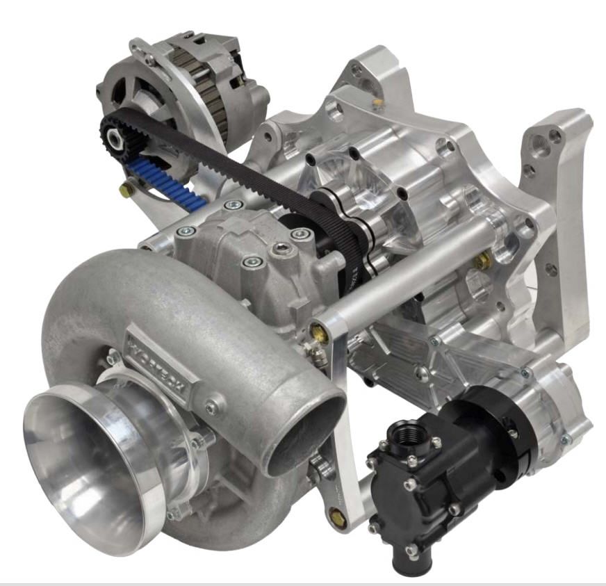 Chris Alston CDS gear drive set up for Vortech V20 series head units