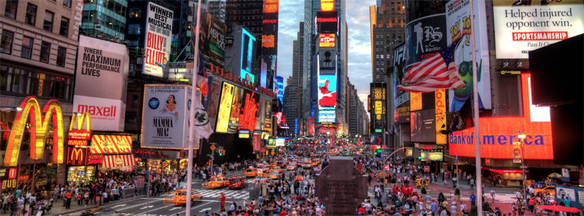 new york times square facebook cover