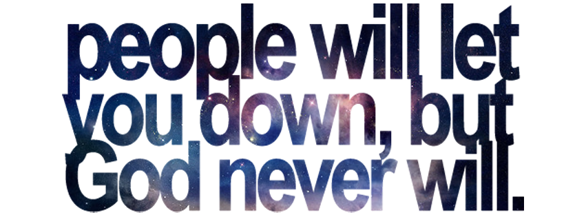 LET DOWN let down: