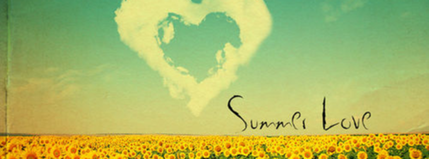 Summah Love Sunflower Facebook Cover