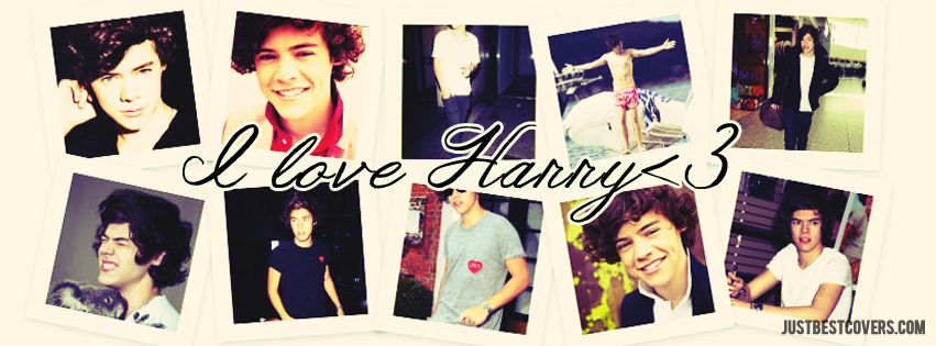 love harry styles from 1d facebook cover photo