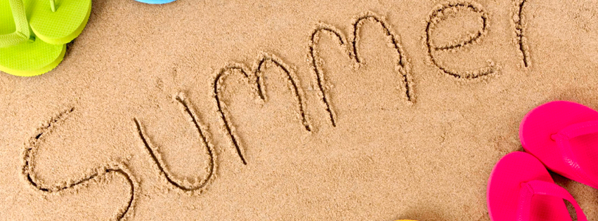 Summer on Sand Facebook Cover