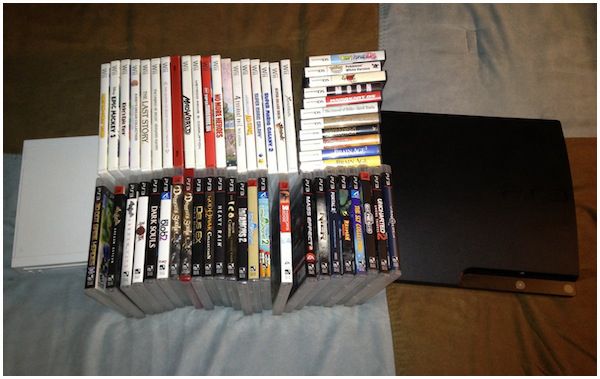 My 7th-gen library as of 11-8-12