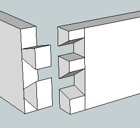 Dove tail joint