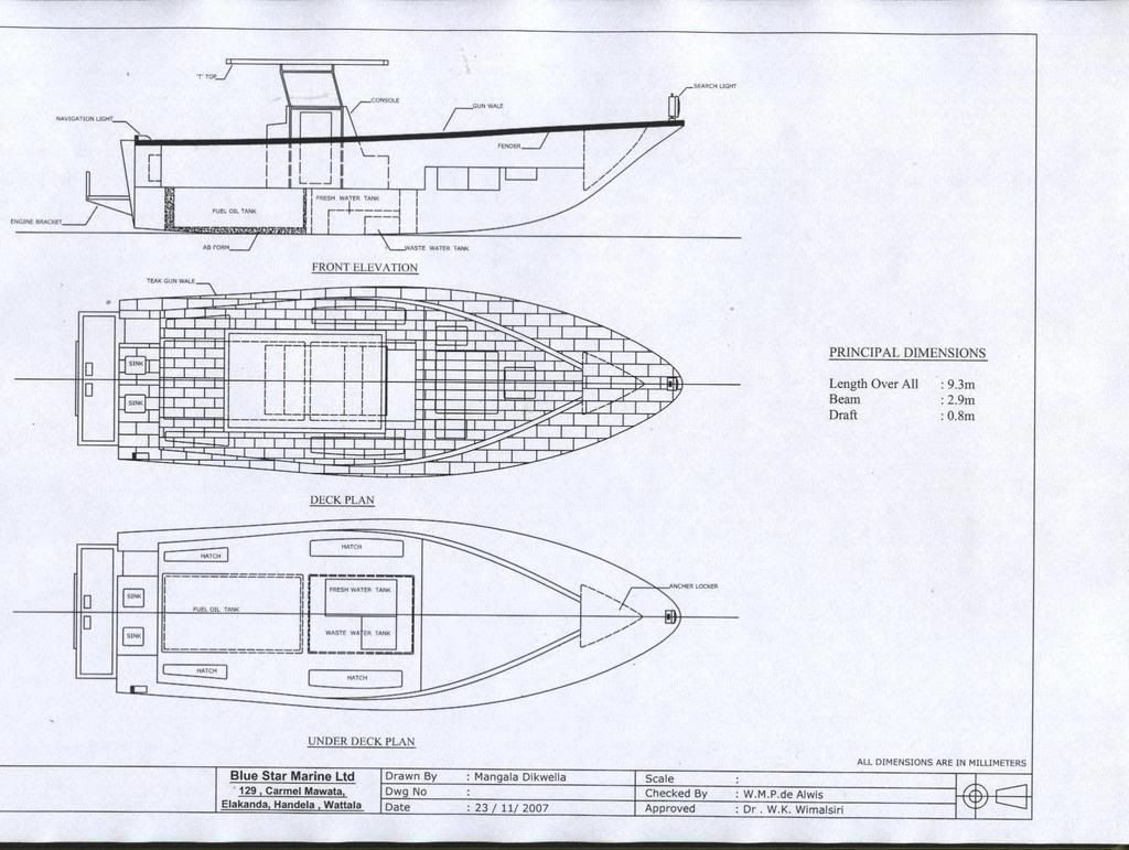 Boat Design Drawings