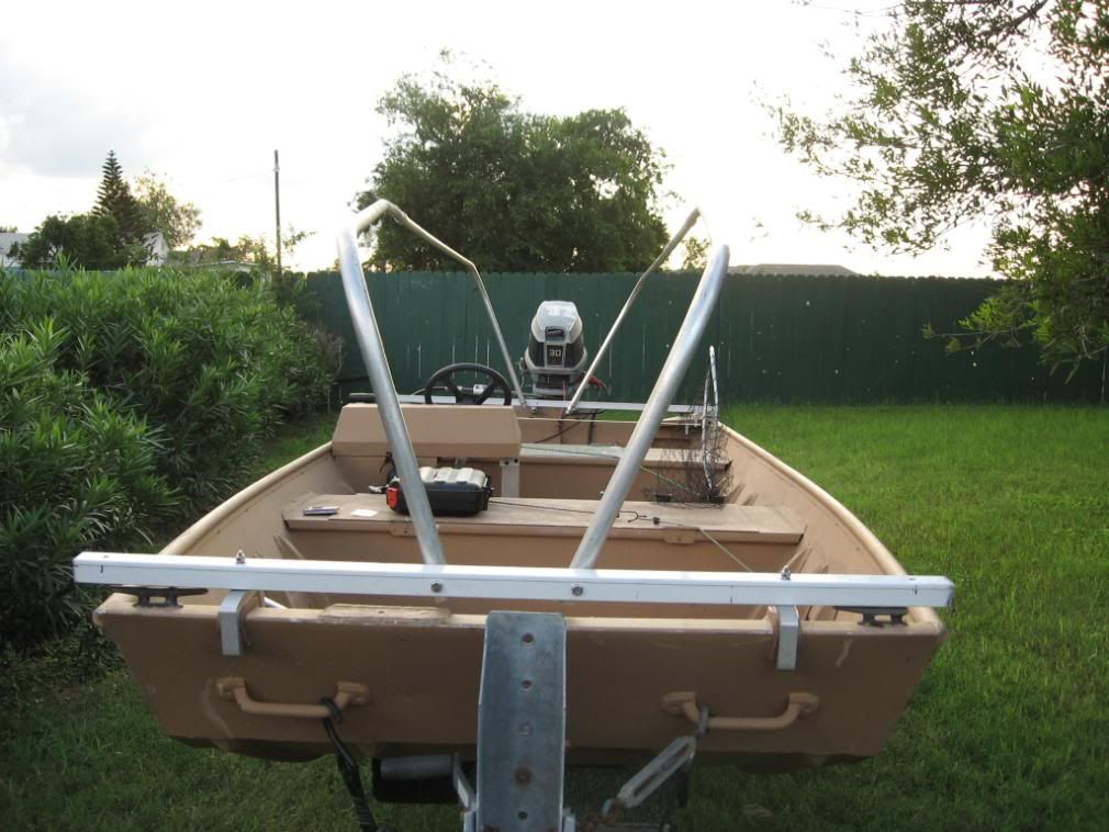 Finished my boat blind frame : Waterfowl Boats, Motors, &amp; Boat Blinds
