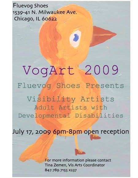 Visibility Arts Show at Fluevog Shoes