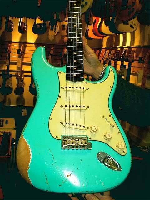 Seafoam Green Stratocaster
