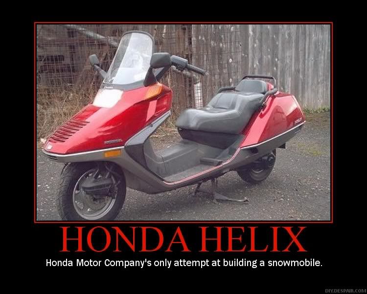1985 Honda helix #5