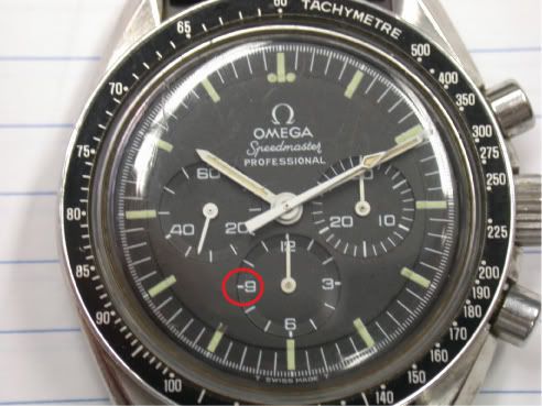 Step discount dial speedmaster