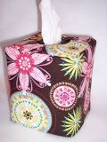 Reversible Boutique Tissue Box Cover in Carnival Bloom