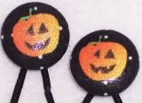 Halloween Pumpkin Ponytail Holders