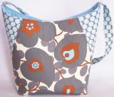 Amy Butler Morning Glory and Moon Dot Tote