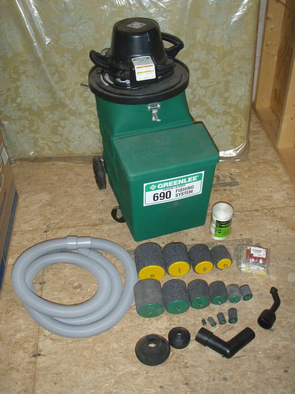 Greenlee 690 Vacuum/Blower Power Fishing System Electrician Talk
