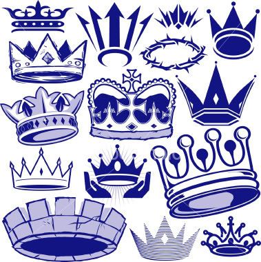 King B Crown Tattoo Graphics