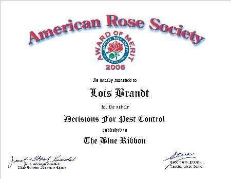ARS Award of Merit