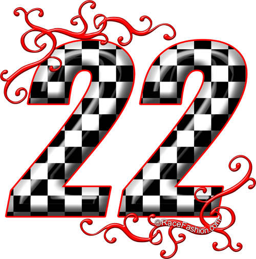 Racing number 22 design : RaceFashion.com Auto Racing T-shirts and ...