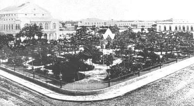 25. Campo das Princesas e Teatro de Santa Isabel em 1850.