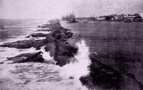 15. Vista a partir do dique, século XIX.