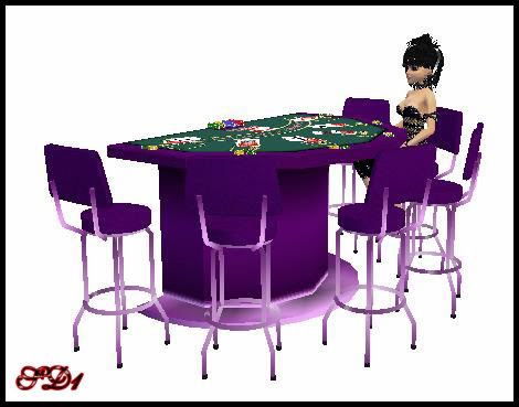 Dome BlackJack Table Purple1