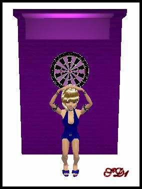 Dartboard Purple