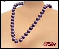 Purple Pearl Necklace
