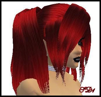 Zine Hair Blood Red