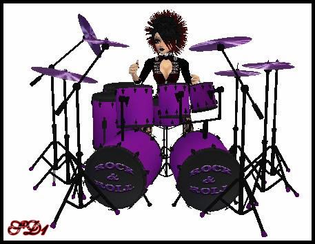 Drumset Purple