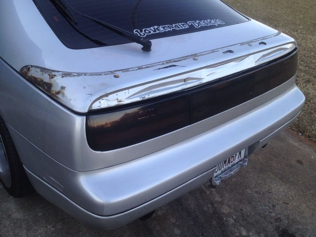 Nissan 300zx spoiler removal #3