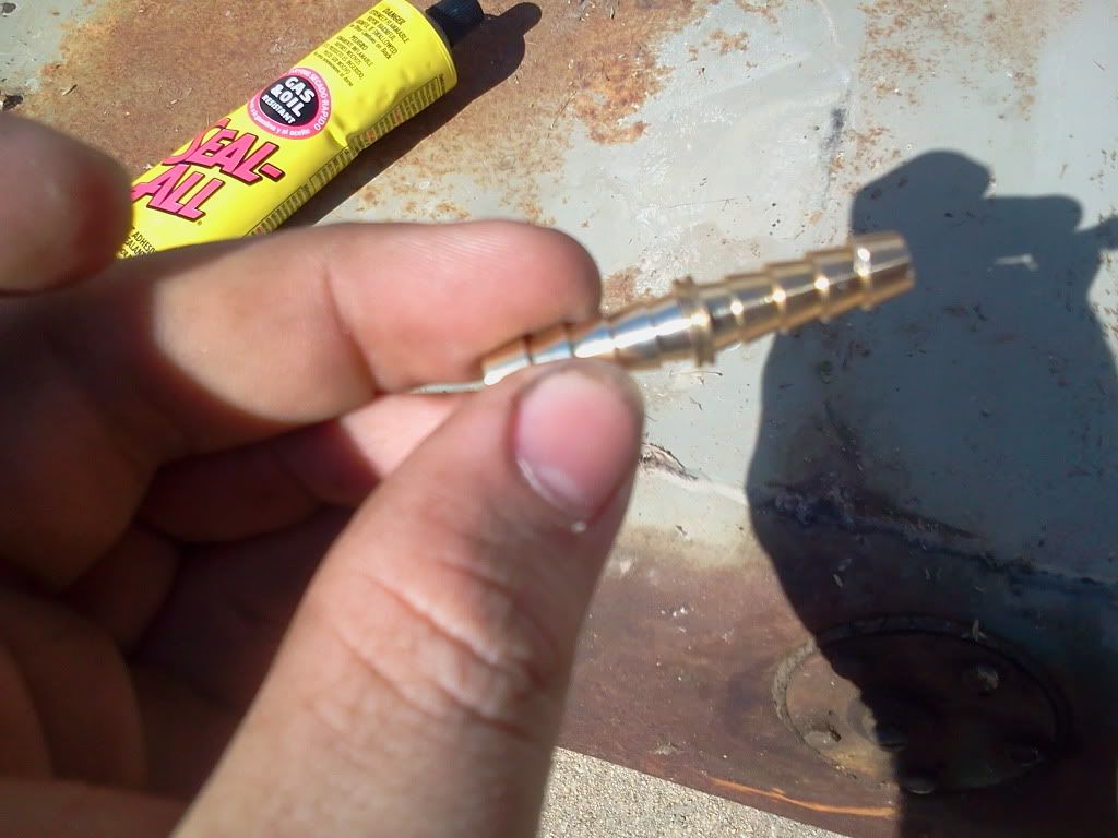 broken gas tank line fitting help The H.A.M.B.