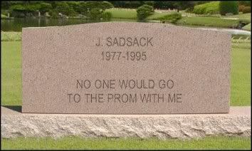 C'mon. Come up with a better tombstone and I may send you something.
