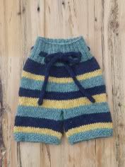 ~Forest Glen~ SM/MED hand-knit Briggs & Little shorties by Cathy