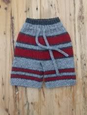 ~'Lil Gent~LG hand-knit Briggs & Little shorties by Cathy