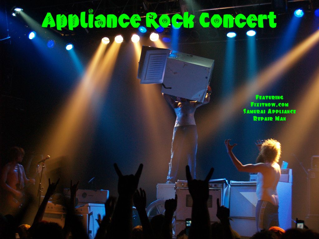 Appliance Rock Concert starring Samurai Appliance Repair Man