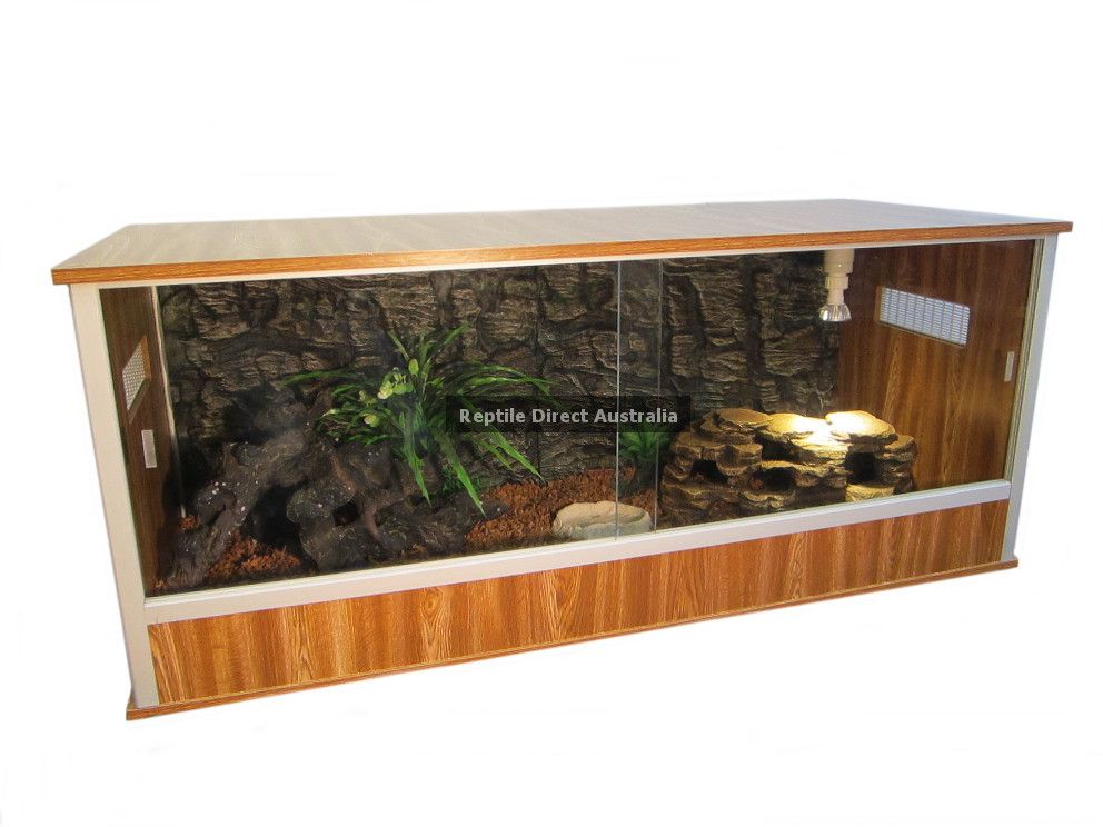 TMZ502 Reptile Enclosure 120cm 4ft Melamine snake lizard python cage vivarium eBay