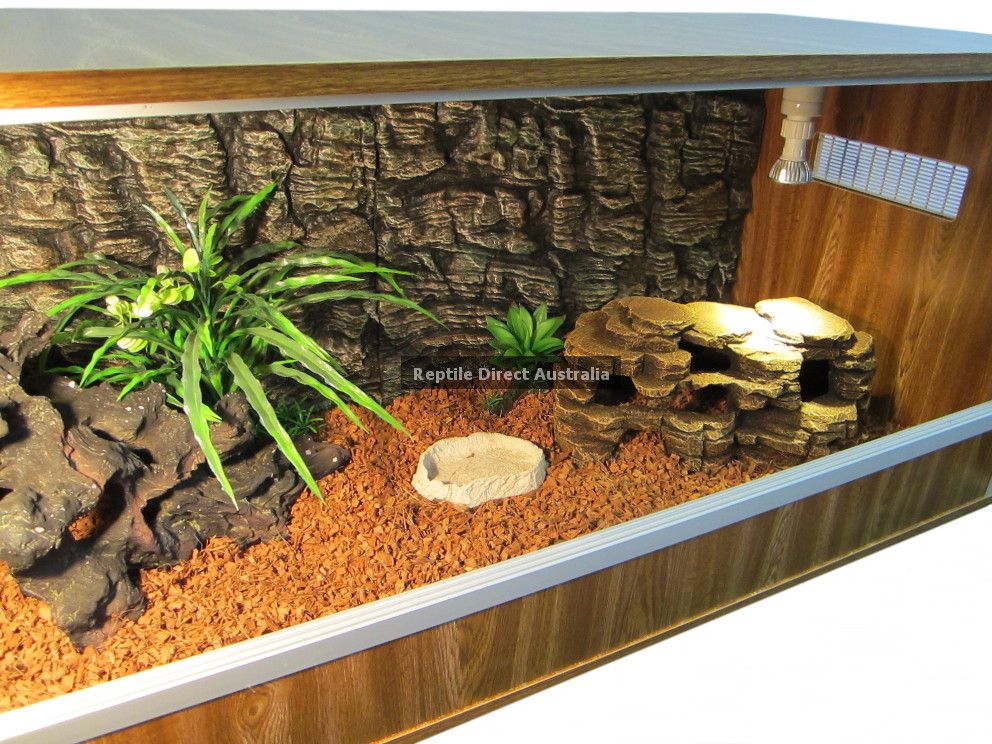 TMZ502 Reptile Enclosure 120cm 4ft Melamine snake lizard python cage vivarium eBay