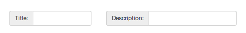 Enter Keywords on Title or Description Bar