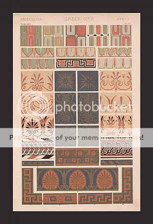 Ancient Greece Painting Motifs    1868, Grammar of Ornament