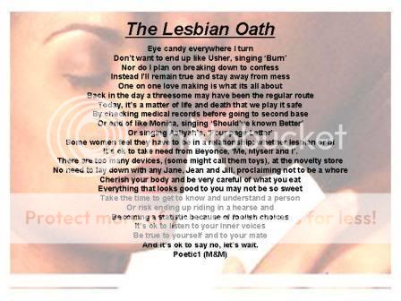 Lesbian Oath
