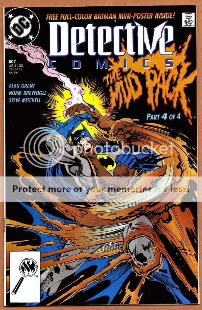 DETECTIVE COMICS #607 * Mud Pack part 4 * Batman poster  