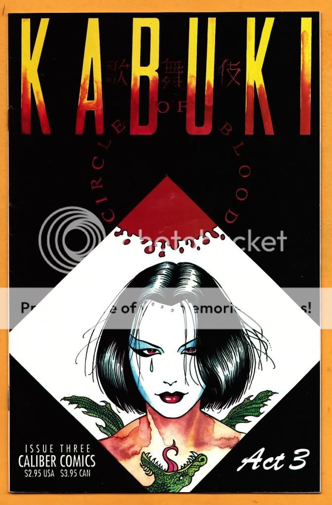 Kabuki #3 * Caliber Comics * David Mack story & art  