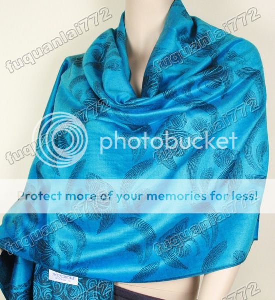 Unique design womens cotton silk scarves / shawls  