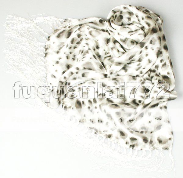 Fashion womens 100% Silk flower Scarf Wrap Shawl #2472  