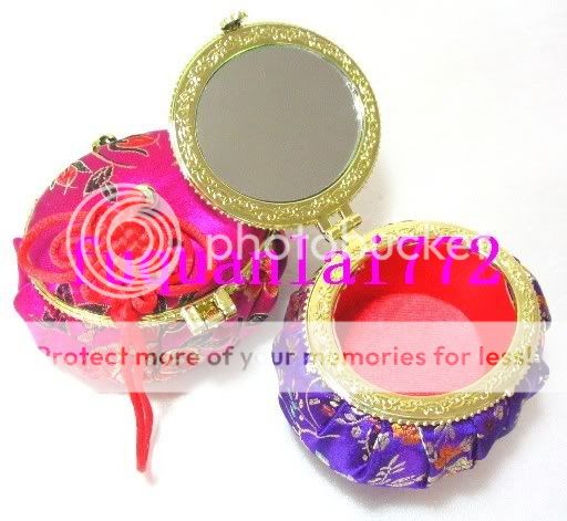 Wholesale 5 Pcs Handmade Chinese Embroidery Silk Chic Jewelry Box