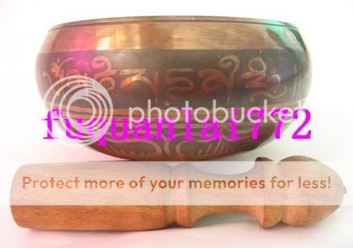 you are bidding on traditional tibetan buddhist singing bowl it has 