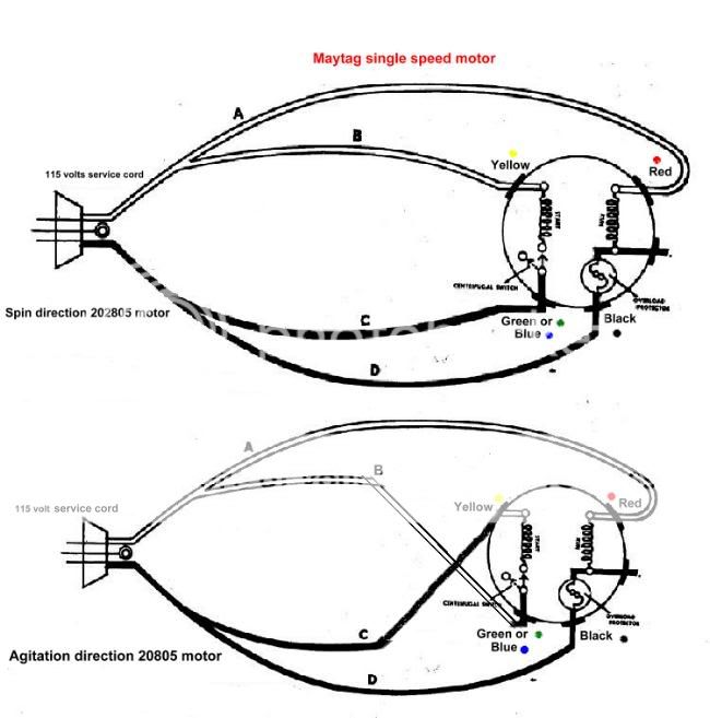 Washer Motor Wiring Diagram - Complete Wiring Schemas